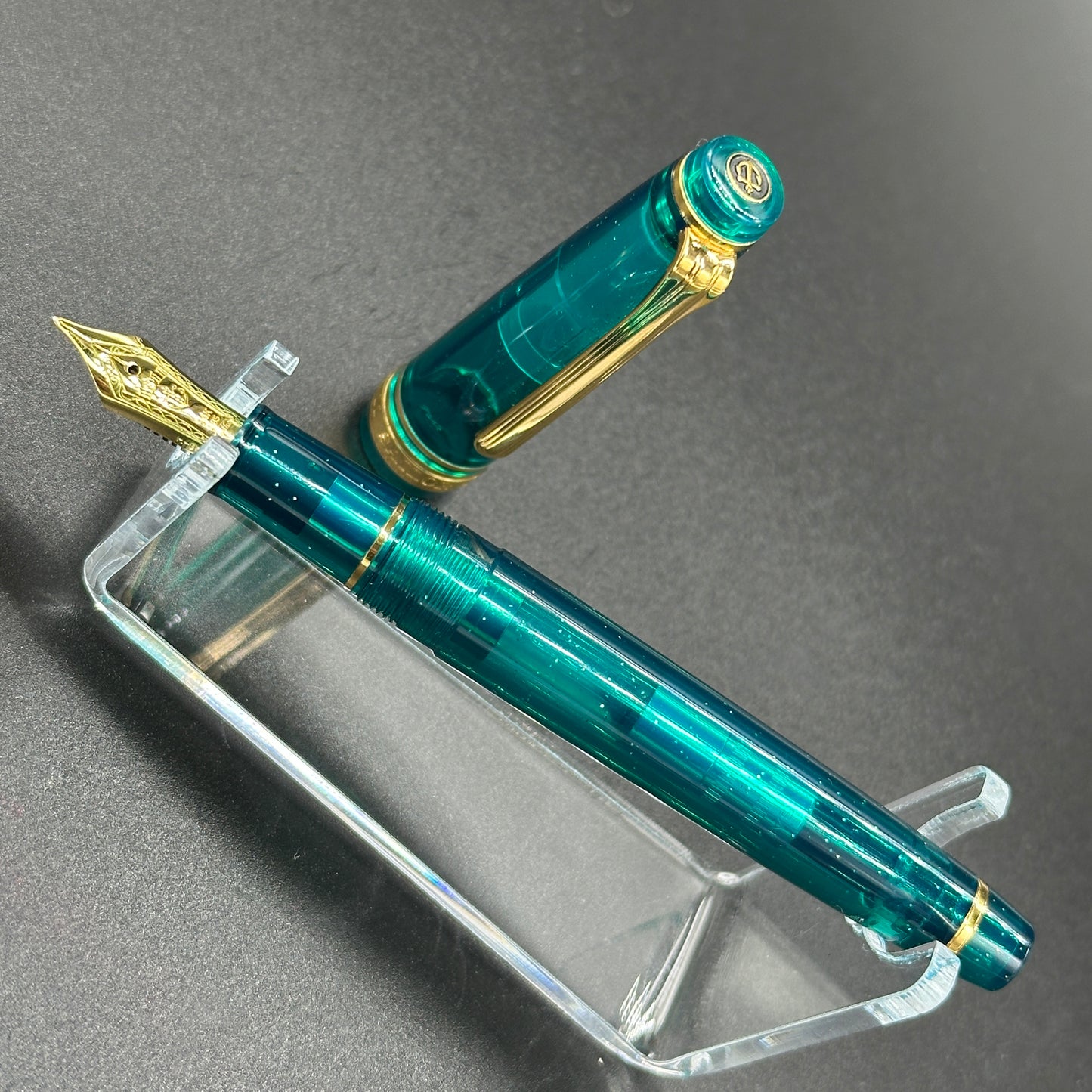 Sailor Pro Gear Slim Fountain Pen - Blue Green Nebula